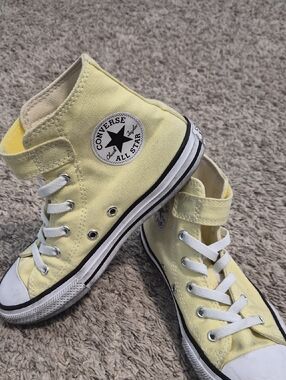 Converse Kids Yellow High-Top All Star Sneakers